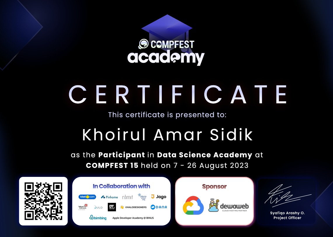 Data Science Academy - COMPFEST
