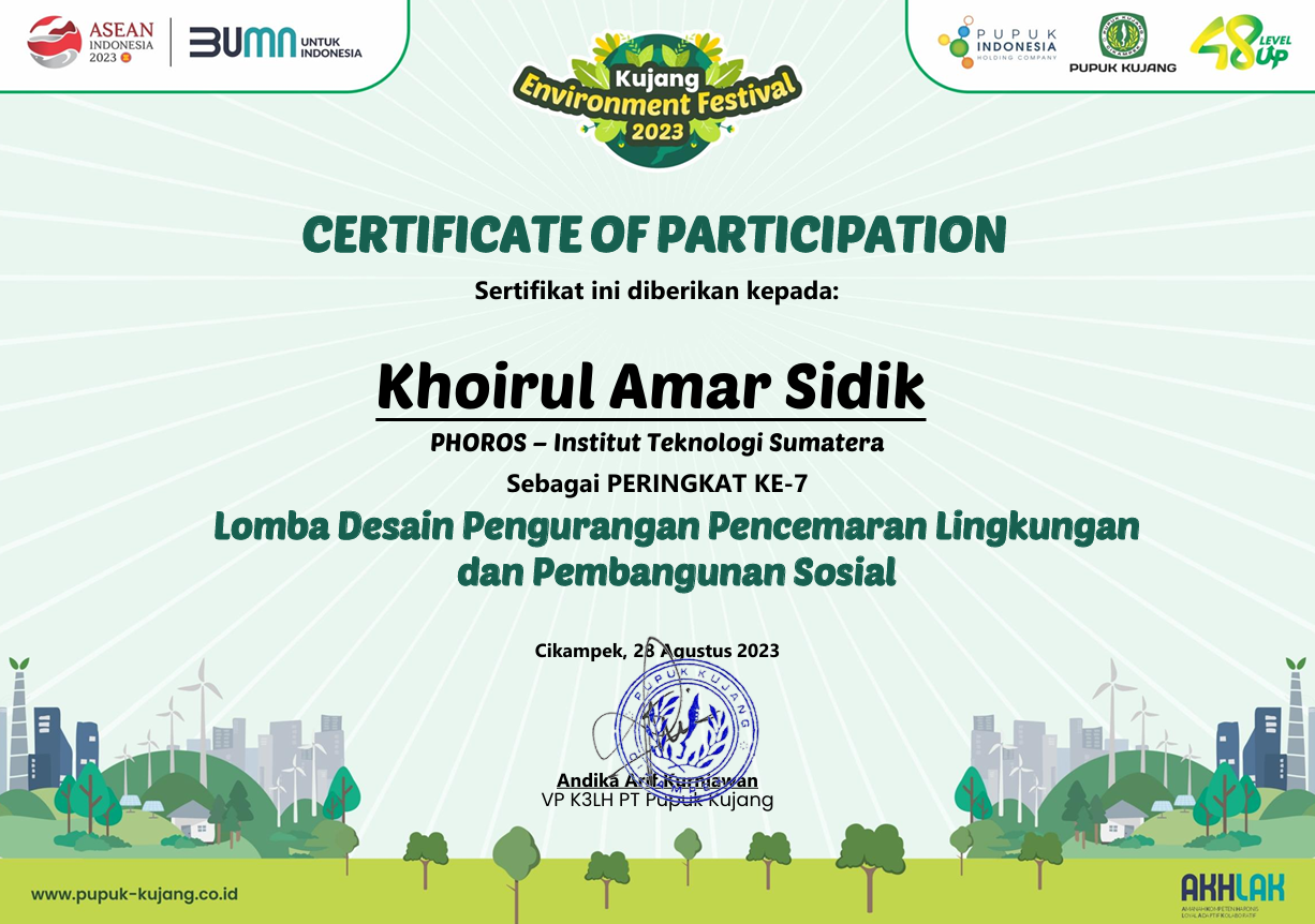 Top 7 Kujang Environment Festival